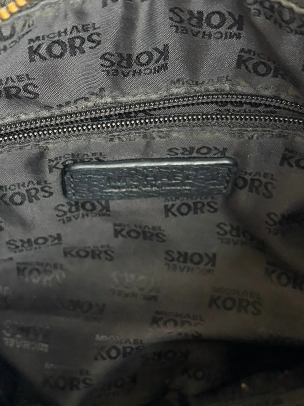 Michael Kors Black Pebbled Leather Hobo Bag